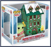 Mayor Patty Noble (with City Hall) (Town Christmas) from Peppermint Lane - Pop! Vinyl Figures manufactured by Funko [Front]