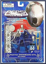 Snowboarding Pepsiman (Blue) Action Figure
