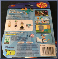Phineas from Phineas and Ferb - Eye Buggers manufactured by Jakks Pacific [Back]