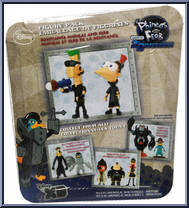 Figure Pack #3 from Phineas and Ferb - Across the 2nd Dimension manufactured by Jakks Pacific [Back]
