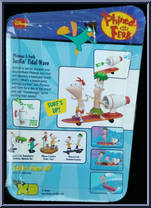 Phineas & Ferb (Surfin' Tidal Wave) from Phineas and Ferb - Basic Series manufactured by Jakks Pacific [Back]