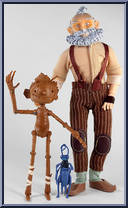 Geppetto / Pinocchio / Cricket Action Figure