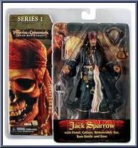 Jack Sparrow from Pirates of the Caribbean - Dead Man's Chest - Series 1 manufactured by Neca [Front]
