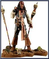 Jack Sparrow (Cannibal) from Pirates of the Caribbean - Dead Man's Chest - Series 3 manufactured by Neca [Loose]