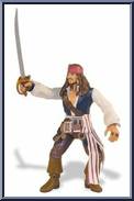 Jack Sparrow (Sword Slashing) from Pirates of the Caribbean - Dead Man's Chest - 7" Scale manufactured by Zizzle [Loose]