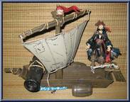 Jack Sparrow & Coffin Cruiser from Pirates of the Caribbean - Swashbucklers - Playsets manufactured by Zizzle [Loose]