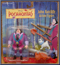 John Ratcliff from Pocahontas - Basic Series manufactured by Mattel [Front]