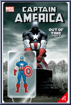 Captain America (Classic Suit) Vol. 5 #4 (1/8) from Pocket Cover - Mini-Maquettes manufactured by Toy Sapiens [Front]