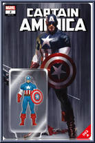 Captain America (Classic Suit) Vol. 9 #2 from Pocket Cover - Mini-Maquettes manufactured by Toy Sapiens [Front]