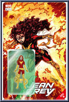 Dark Phoenix (Jean Grey Vol. 1 #4) from Pocket Cover - Mini-Maquettes manufactured by Toy Sapiens [Front]