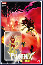 Dark Phoenix (Phoenix Resurrection Vol. 1 #1) (1/4) from Pocket Cover - Mini-Maquettes manufactured by Toy Sapiens [Front]
