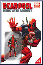 Deadpool (Merc with a Mouth Vol. 1 #1) from Pocket Cover - Mini-Maquettes manufactured by Toy Sapiens [Front]