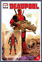 Deadpool Vol. 7 #1 from Pocket Cover - Mini-Maquettes manufactured by Toy Sapiens [Front]