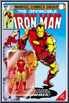 Iron Man (Mark 4) Vol. 1 #126 from Pocket Cover - Mini-Maquettes manufactured by Toy Sapiens [Front]
