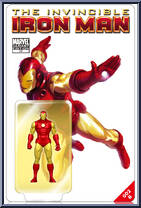 Iron Man Vol. 2 #20 (1/4) from Pocket Cover - Mini-Maquettes manufactured by Toy Sapiens [Front]