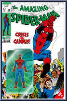 Spider-Man (Amazing Spider-Man Vol. 1 #68) (1/4) from Pocket Cover - Mini-Maquettes manufactured by Toy Sapiens [Front]