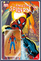 Spider-Man (Amazing Spider-Man Vol. 2 #50) from Pocket Cover - Mini-Maquettes manufactured by Toy Sapiens [Front]