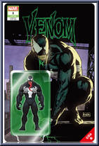 Venom Vol. 4 #1 (1/4) from Pocket Cover - Mini-Maquettes manufactured by Toy Sapiens [Front]