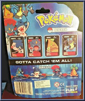Weavile from Pokemon - Series 13 manufactured by Basic Fun [Back]