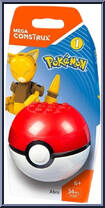 Abra from Pokemon - Poke Ball - Series  1 manufactured by Mega Brands [Front]