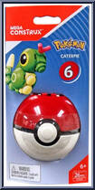 Caterpie from Pokemon - Poke Ball - Series  6 manufactured by Mega Brands [Front]