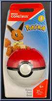Eeve from Pokemon - Poke Ball - Series  1 manufactured by Mega Brands [Front]