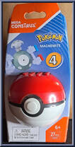 Magnemite from Pokemon - Poke Ball - Series  4 manufactured by Mega Brands [Front]