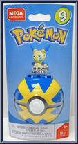 Minun (Negapi) from Pokemon - Poke Ball - Series  9 manufactured by Mega Brands [Front]