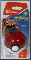 Paras from Pokemon - Poke Ball - Series  2 manufactured by Mega Brands [Front]