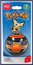 Pichu from Pokemon - Poke Ball - Series  7 manufactured by Mega Brands [Front]