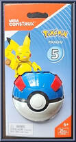 Pikachu from Pokemon - Poke Ball - Series  5 manufactured by Mega Brands [Front]