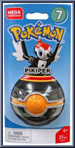 Pikipek from Pokemon - Poke Ball - Series  7 manufactured by Mega Brands [Front]