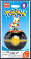 Plusle (Posipi) from Pokemon - Poke Ball - Series  8 manufactured by Mega Brands [Front]