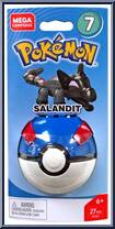 Salandit from Pokemon - Poke Ball - Series  7 manufactured by Mega Brands [Front]