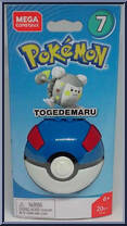 Togedemaru from Pokemon - Poke Ball - Series  7 manufactured by Mega Brands [Front]