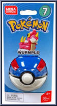 Wurmple from Pokemon - Poke Ball - Series  7 manufactured by Mega Brands [Front]