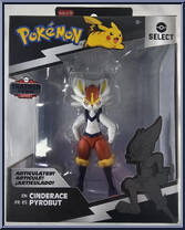 Cinderace (Pyrobut) (Trainer Team) from Pokemon Select - Series 9 manufactured by Jazwares [Front]