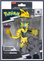 Zeraora from Pokemon Select - Series 8 manufactured by Jazwares [Front]