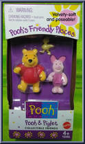 Pooh & Piglet from Pooh - Collectible Friends manufactured by Mattel [Front]