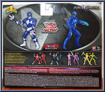 Then and Now - Blue Ranger from Power Rangers 2017 Movie - Then and Now manufactured by Bandai [Back]