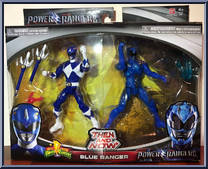 Then and Now - Blue Ranger from Power Rangers 2017 Movie - Then and Now manufactured by Bandai [Front]