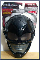 Movie FX Black Ranger Mask from Power Rangers 2017 Movie - Role Play manufactured by Bandai [Front]