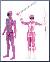 Then and Now - Pink Ranger from Power Rangers 2017 Movie - Then and Now manufactured by Bandai [Loose]