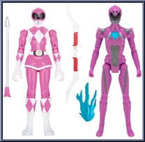Then and Now - Pink Ranger from Power Rangers 2017 Movie - Then and Now manufactured by Bandai [Loose]