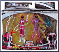 Then and Now - Pink Ranger from Power Rangers 2017 Movie - Then and Now manufactured by Bandai [Front]