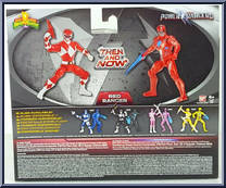 Then and Now - Red Ranger from Power Rangers 2017 Movie - Then and Now manufactured by Bandai [Back]