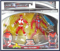 Then and Now - Red Ranger from Power Rangers 2017 Movie - Then and Now manufactured by Bandai [Front]