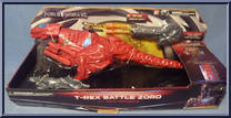 T-Rex Battle Zord with Red Ranger from Power Rangers 2017 Movie - Battle Zords manufactured by Bandai [Front]
