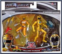 Then and Now - Yellow Ranger from Power Rangers 2017 Movie - Then and Now manufactured by Bandai [Front]