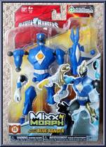 Mighty Morphin Blue Ranger from Power Rangers Dino Super Charge - Mixx N Morph manufactured by Bandai [Front]